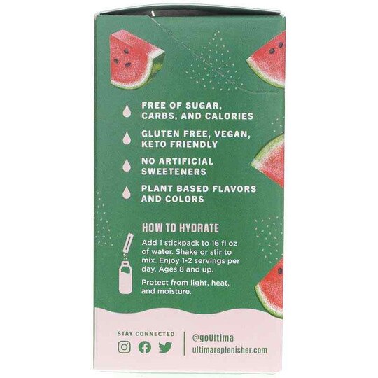 Ultima Replenisher Electrolyte Drink Mix Packets, ULTR